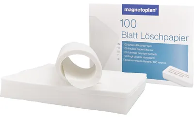 Image de magnetoplan 12296 Löschpapier für Tafellöscher grau
