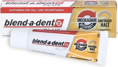 Produktbild von Blend-a-dent Plus Haftmittel für Zahnprothesen 40 g