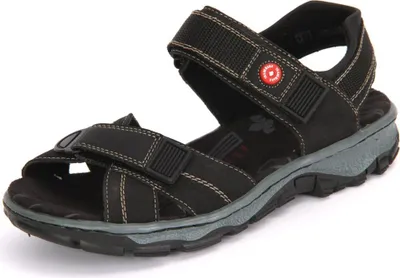 Produktbild von Rieker Damen Trekking Sandalen Outdoorsandalen 68851-00, Größe:36 EU, Farbe:Schwarz