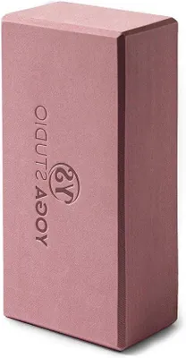Immagine prodotto di Blocco da yoga in schiuma EVA ad alta densità, antiscivolo, rosa chiaro, da viaggio