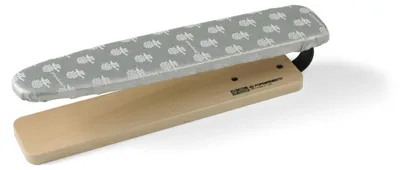 A close-up shot of a sleeve ironing board.