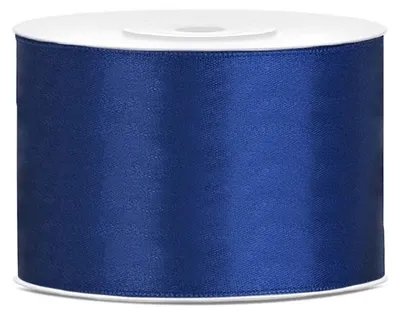 Immagine prodotto di Wstążka satynowa 50 mm/25 m Granatowa Party Deco