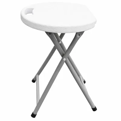 Produktbild von Faltbarer Catering-Hocker VIKING 32×44 – Kunststoffsitz, Küche, Terrasse, Balkon