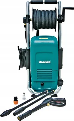 Immagine prodotto di Makita HW151 - Carrello elevatore - 10 m - 5 m - Schwarz - Blau - 498 l/h - 140 bar