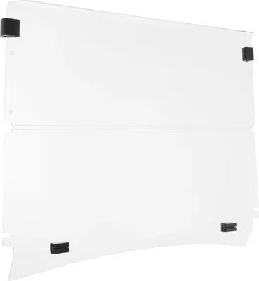 Obrázok produktu pre Predné sklo golfového vozíka – sklopné predné sklo – 100,5 x 82 cm – odolné proti nárazom – sklo a akryl – vhodné pre TXT od roku 2014 – číre