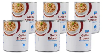 Produktbild von aro Gelbe Erbsen -mit Suppengrün- (12 x 800g)