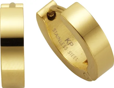 Zdjęcie produktu dla Kolczyki koła ze srebra próby 925, 1,3 cm, żółte, 389010074-3