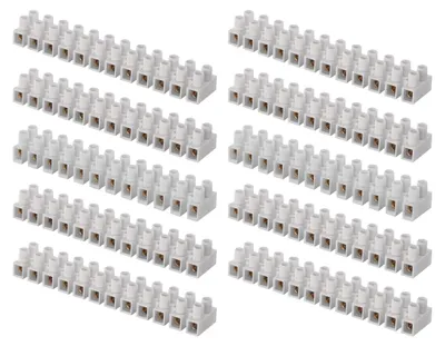 Lüsterklemme 12x10,0 mm weiss
