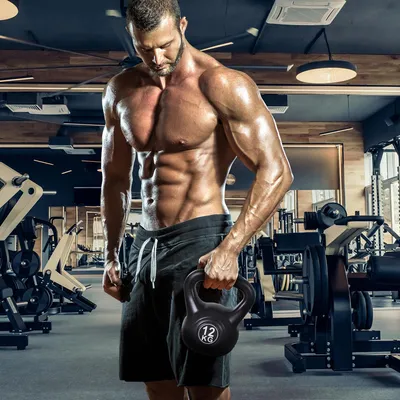 Produktbild von Sweiko Kettlebell Kugelhantel 12 kg Gewicht-Hantel mit Sand befüllt für Anfänger Schwarz