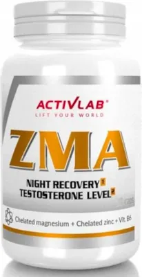 Obrázek produktu pro Zinc, Magnesium & Vitamin B6 - Doplněk stravy pro podporu výkonu a regeneraci, 90 kapslí