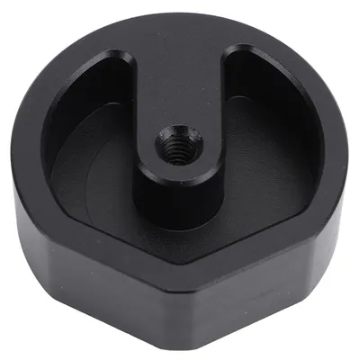 Image de Support trépied en alliage d'aluminium, robuste, pour montage sur camping-car, remorque, yacht, véhicule de camping. Support trépied noir