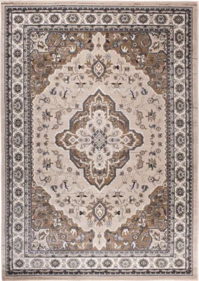 Obrázok produktu pre Mazovia Koberček Orientálne Vintage - Obývacia Izba, Spálňa, Jedáleň, Kancelária - Stredný Fleece - Obdĺžnik - Motiv Tradičné Etnické - 300x400 cm