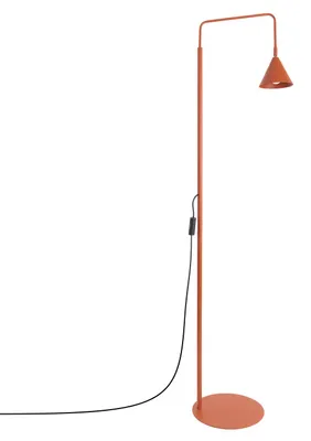 Image de Lampadaire NOX ocre rouge 1xE14 10 W acier 165 x 30 x 30 cm Sollux Lighting