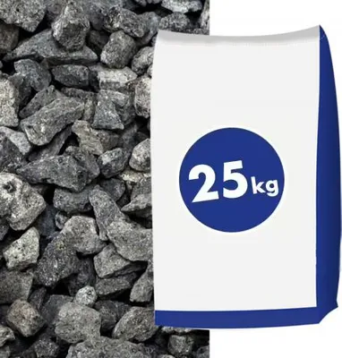 Produktbild von Basaltsplitt Eifelschwarz 11-22mm 25kg Sack