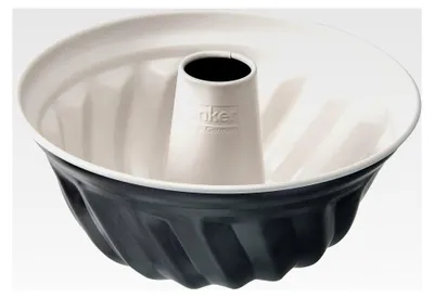 Produktbild von Gugelhupfform Crème Noir, Durchmesser 22 cm, Edelstahl, grau / beige, 22 x 22 x 11,5 cm
