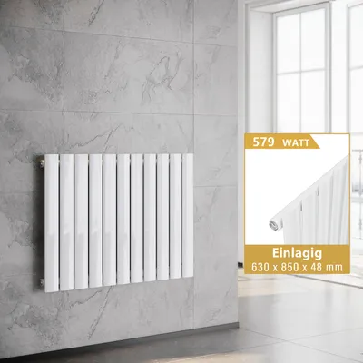 Immagine prodotto di SONNI Radiatore a pannello orizzontale Bianco 630×850 mm
