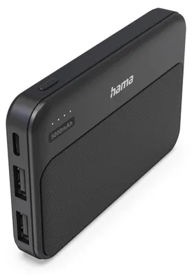 Zdjęcie produktu dla Hama Pocket 5, 5000 mAh, Litowo-polimerowy (LiPo), Antracyt