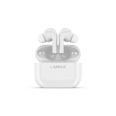 Obrázek produktu pro Lamax Clips1, True Wireless Stereo (TWS), Volání / hudba / sport / volný čas, 20 - 20000 Hz, 43 g, Sluchátka s mikrofonem, Bílá