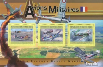 Produktbild von Briefmarken Guinea 2011 Mi 9045-9047 Kleinbogen (kompl. Ausgabe) postfrisch Französische Militärflugzeuge