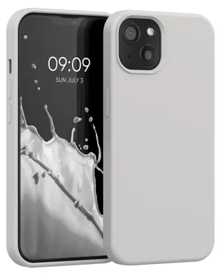 Produktbild von kwmobile Handyhülle für iPhone 13 Hülle, für iPhone 13 Case - Hülle Silikon - kabelloses Laden - Beige matt