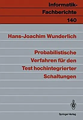 Produktbild von Probabilistische Verfahren für den Test hochintegrierter Schaltungen