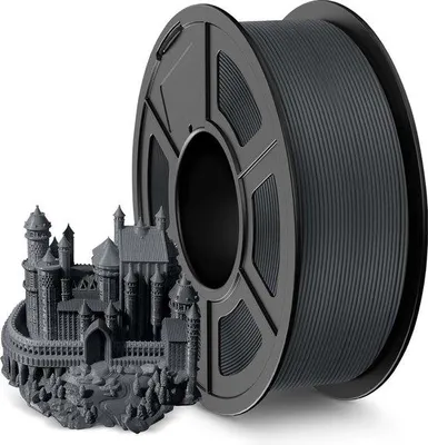 Obrázek produktu pro Šedé 3D vlákno o průměru 1,75 mm, 1 kg, pro 3D tiskárny