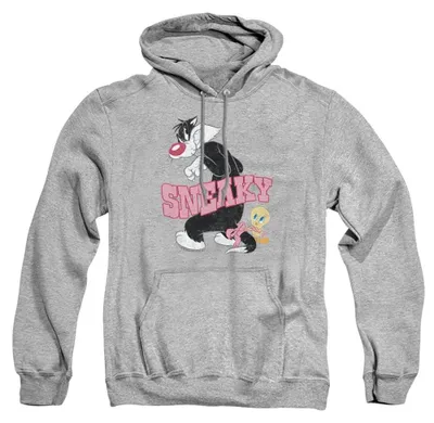Obrázek produktu pro Looney Tunes – Mikina s kapucí "Sneaky" pro muže/ženy, uni model TV38309 (XXL) (Sportovní barva heather)
