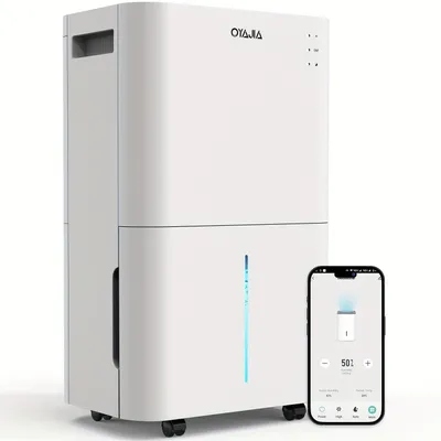 Image de Déshumidificateur - Déshumidificateur d'air - Absorbeur d'humidité - Séchoir - Anti-humidité - 20 litres par jour