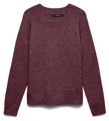 Zdjęcie produktu dla Vero Moda 10201022_1015_713483_65, Pulower, Damski, Bordowy, M, Max. shrinkage 5%; Wash with similar colours; Do not wring, Flat drying, Nie wybielać