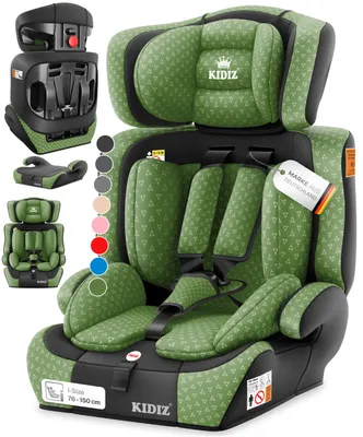 Image de KIDIZ® Siège auto pour enfants | Siège auto enfant | Siège auto | Coque de siège | 9 kg - 36 kg, de 1 à 12 ans | Groupe 1/2/3 | Universel | Homologué selon la norme ECE R129/03 | Disponible en 6 couleurs différentes