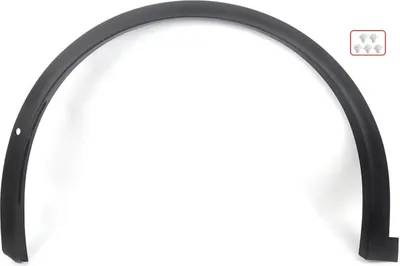 Obrázok produktu pre Blatník Venom - Lišta predného blatníka - Pre Tesla Model X - Lišta podbehov kolies - Vysoko lesklá čierna