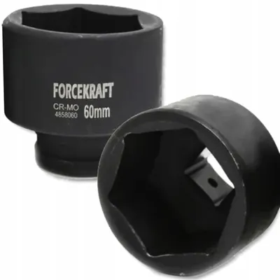 Produktbild von FORCEKRAFT 1 Zoll 52 mm 6-kant Schlagschrauber-Stecknuss Cr-Mo