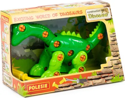 Produktbild von Polesie Dinosaurier-Blöcke "Diplodocus" (35 Stück) (in einer Schachtel)