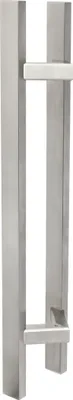 Imagen del producto de KOTARBAU® Tirador de puerta exterior de acero inoxidable INOX de 45 grados, 600 x 800 mm