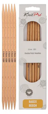 Zdjęcie produktu dla Igły dwuostre, 5,50 mm, 20 cm, drewno bukowe
