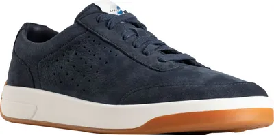 Image de Clarks - Baskets pour hommes Hero Air Lace, cuir CK110 (41 EU) (Bleu marine)