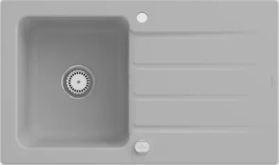 Produktbild von Villeroy & Boch Keramikspüle 335002SM, Architectura 50 Einbauspüle - inkl.