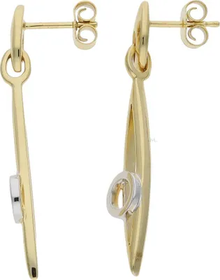Produktbild von JuwelmaLux Damen Ohrringe 333 Gold- und Weißgold JL30-06-2833