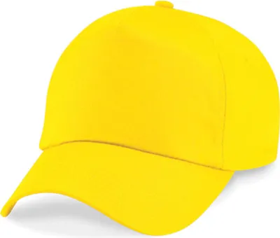 Image de Beechfield B10B | Junior Original 5-Panel Cap / casquette / bonnet / chapeau - Couleur : Yellow - Taille : One Size