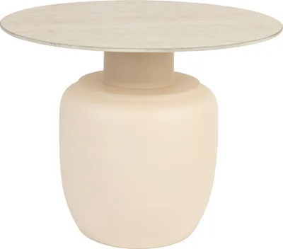 Produktbild von Housecraft Living Karula Beistelltisch Hoch 60x60 cm Travertin-Optik Beige