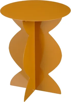 Image de Mica Decorations Rafi table d'appoint - H50 x Ø40 cm - Fer - Marron