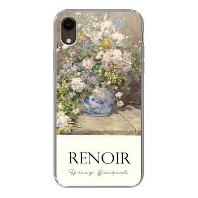 Produktbild von MuchoWow® Handyhülle Schutzhülle Hülle für iPhone XR Kunst - Blumen - Alte Meister Silikon Softcase Handy Hülle - Schutzdeckel
