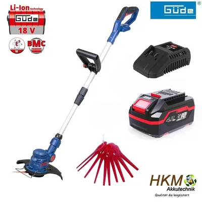 Produktbild von Güde Rasentrimmer Kantenschneider RT 18V Akku 4.0 Ah / Ladegerät 3A