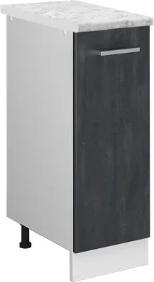 Zdjęcie produktu dla Szafka apteczna Vicco R-Line Czarny beton 30 cm BP Marmur, Model 47587