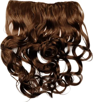 Produktbild von WIG ME UP Haarverlängerung 5 Clips lockig braun WH5008-180C-12