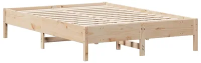 Produktbild von vidaXL Massivholzbett ohne Matratze 120x200 cm Kiefernholz