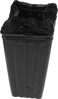 Produktbild von 20 Stück Tiefe Pflanztöpfe für Setzlinge - Kunststoff - Abflusslöcher - Garten - Wiederverwendbar - Große Blumentöpfe - Set von 20