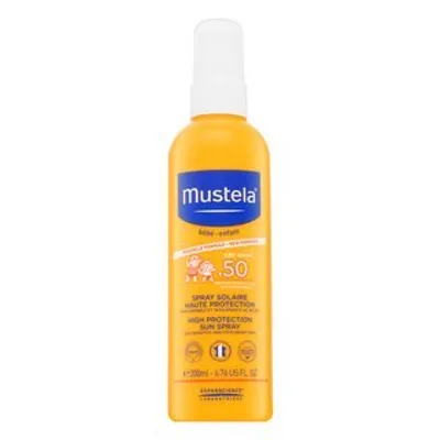 Obrázek produktu pro Mustela Bébé High Protection Sun Spray SPF50 sprej na opalování pro děti 200 ml