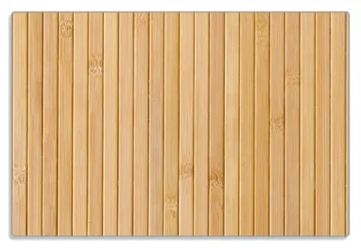 Produktbild von Wallario Frühstücksbrettchen aus Glas 20 x 30 cm mit rutschfesten Füßen, Motiv Holzpanele hell