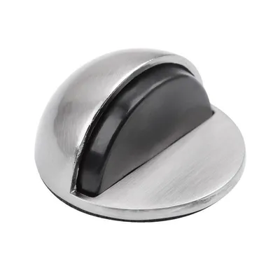 Obrázek produktu pro Walteco Dveřní zarážka, průměr 45x25mm, samolepicí, matný nikl
